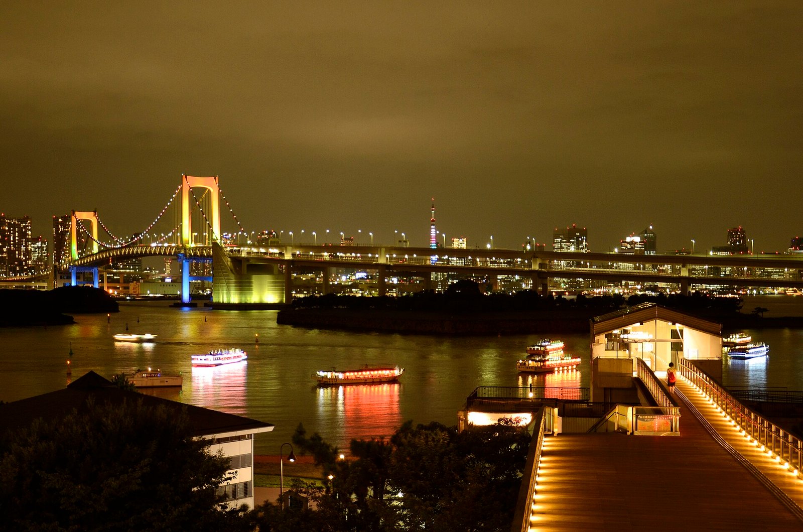 お台場から望む東京の夜景