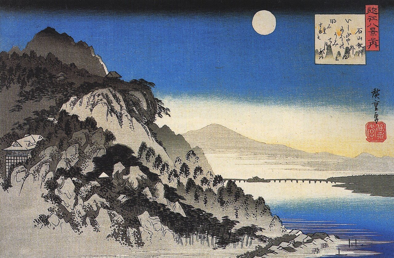 浮世絵に描かれた月（イメージ）